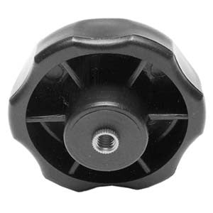 KNOB STAR 21/4IN. D X1/4IN. X20TPI THRU HOLE