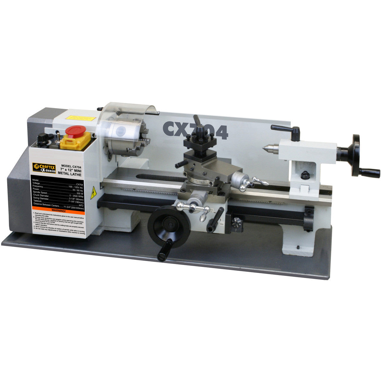 LATHE MINI 7IN. X12IN. 1/2HP CX SERIES CSA CX704 