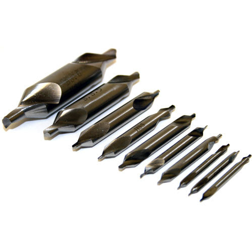 CENTER DRILL SET 10PCS HSS