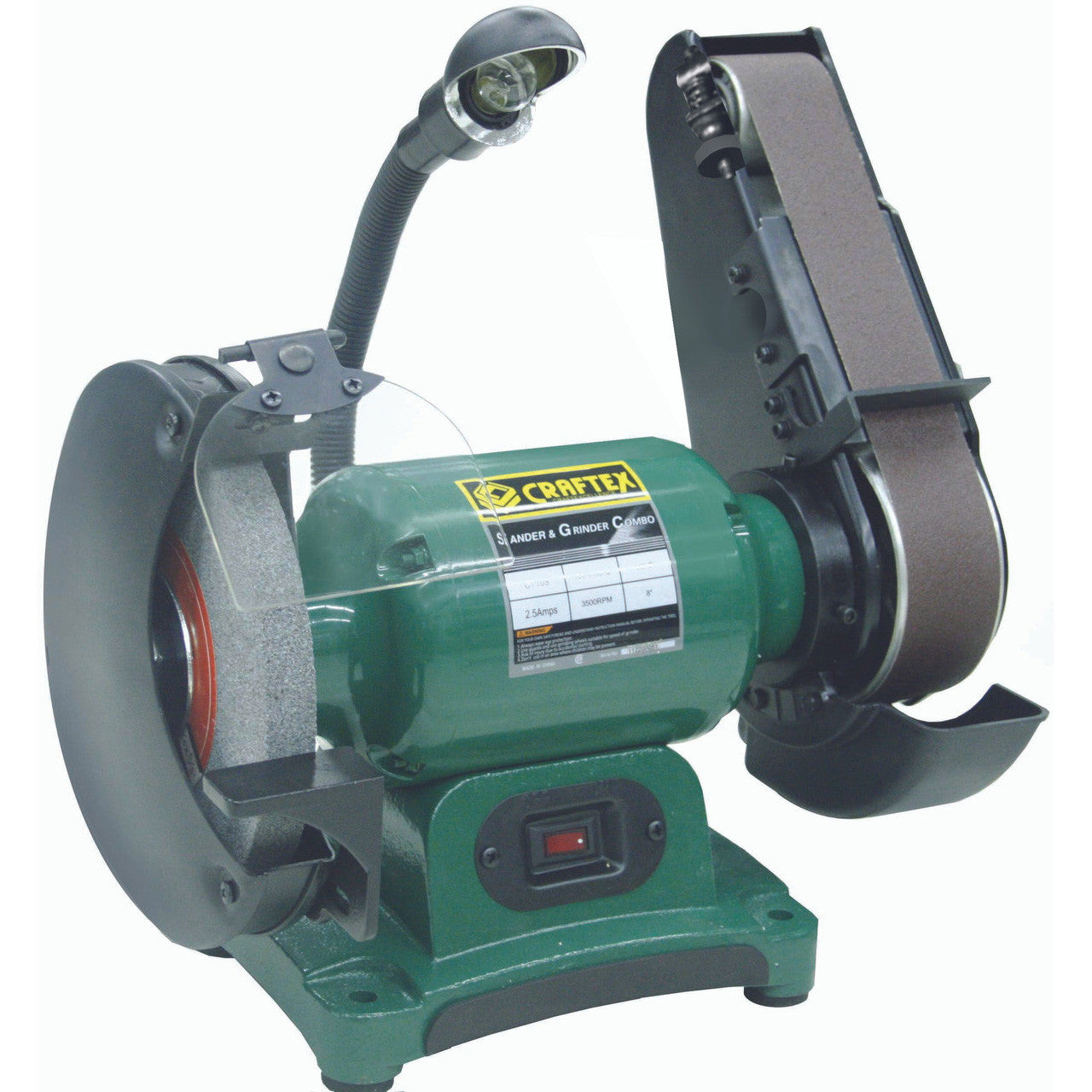 GRINDER AND SANDER 8IN. X 2IN. COMBO CRAFTEX CT169N 