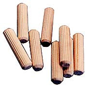 DOWELS FLUTED 1/4IN. X 1 1/2IN. 250/PK